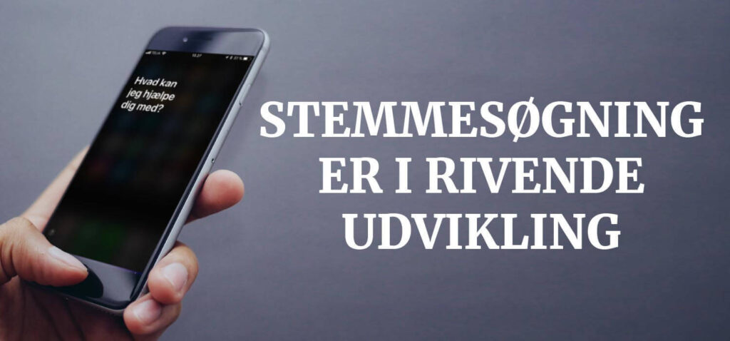 Stemmesøgning er i rivende udvikling