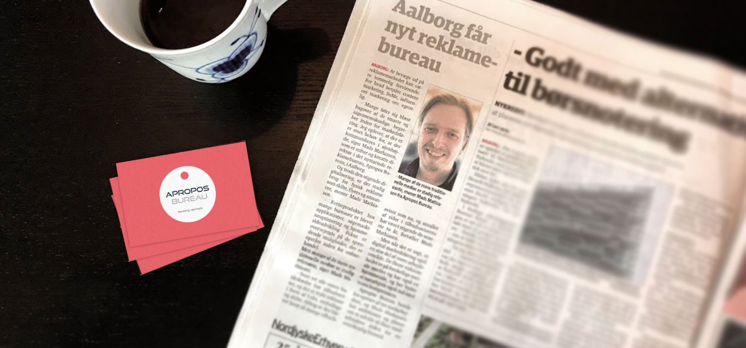 Iværksættere tager sagen i egen hånd ved etablering af Apropos Bureau i Aalborg